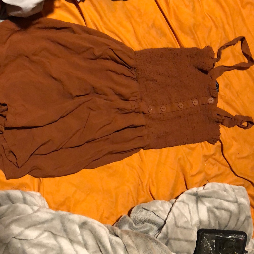 Brown romper from factory connection